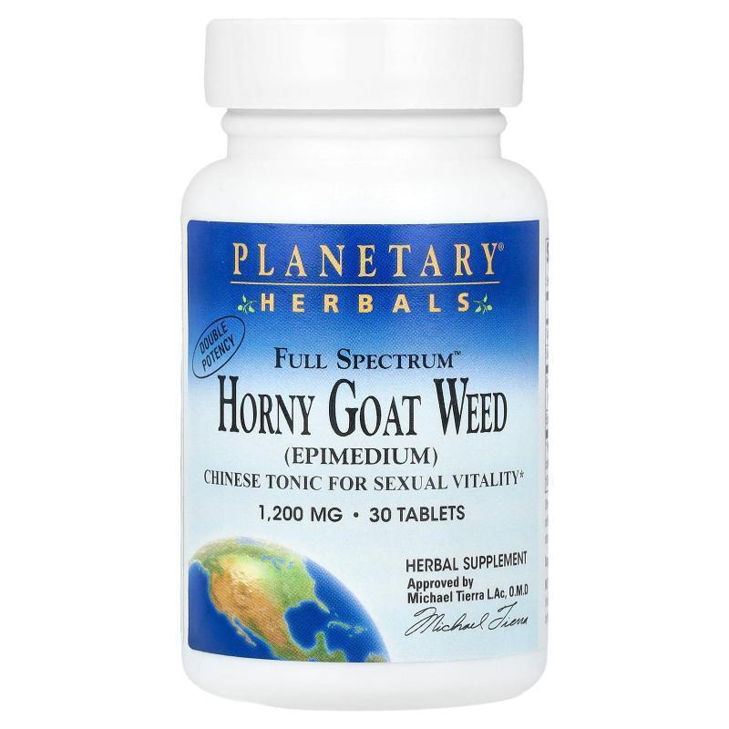 Planetary Herbals,Full Spectrum™ 淫羊藿,1200 毫克,30 片