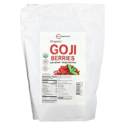 Micro Ingredients,Organic Goji Berries , 2 lb (907 g)