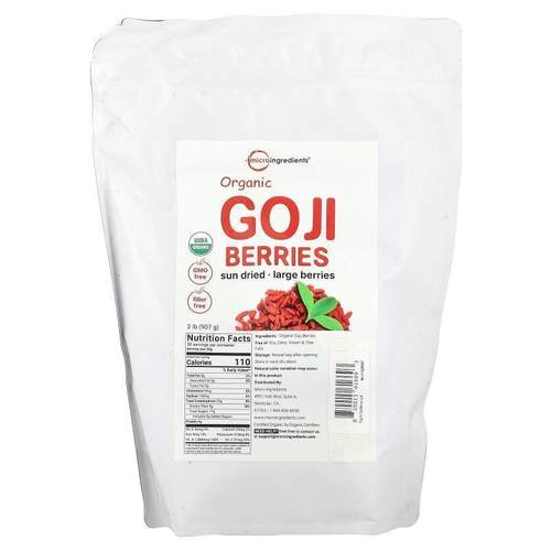 Micro Ingredients,Organic Goji Berries , 2 lb (907 g)