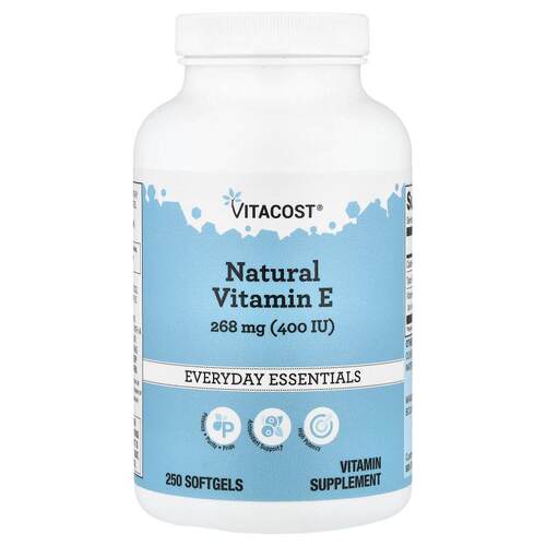 Vitacost Natural Vitamin E维生素E日常营养纯净维生素补充剂