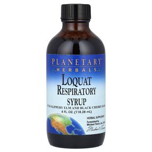 Planetary Herbals,Loquat Respiratory Syrup, 4 fl oz (118.28
