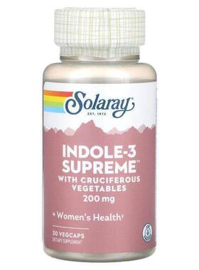 Solaray,Indole-3 Supreme, 200 mg, 30 VegCaps