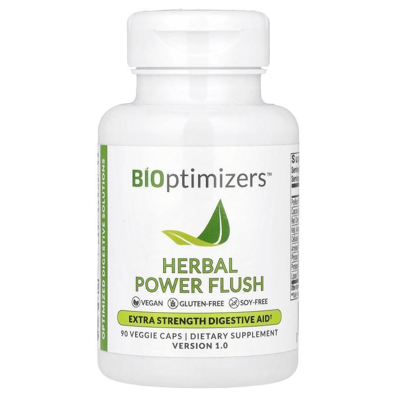 BIOptimizers,Herbal Power Flush，90 粒素食胶囊