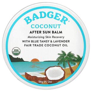 贝吉獾,Coconut After Sun Balm, 2 oz (56 g)