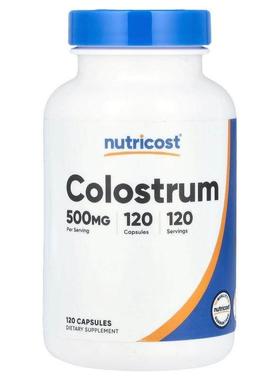 Nutricost,Colostrum, 500 mg, 120 Capsules