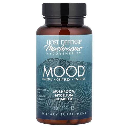 Fungi Perfecti 主体防御,Mushrooms™ Mycobenefits, Mood , 60 C