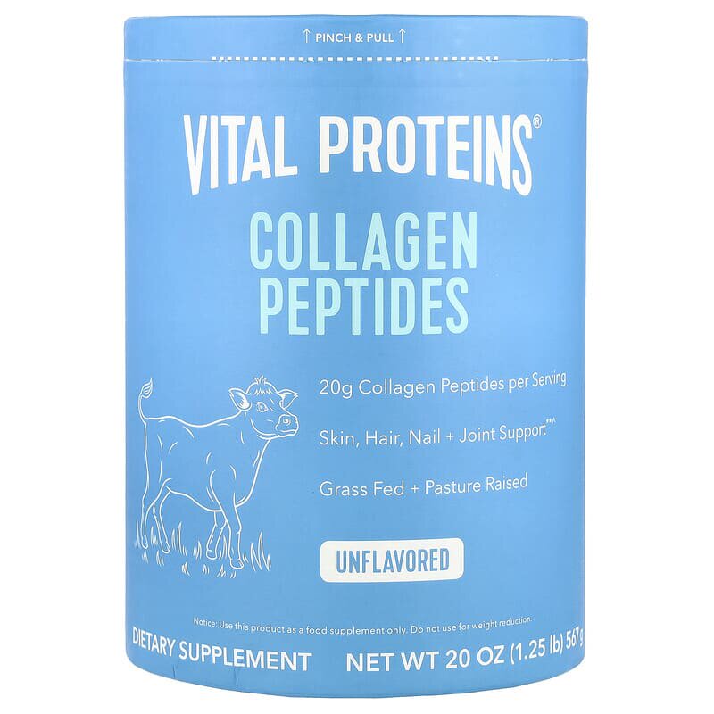 VitalProteins,雀巢大蓝罐胶原蛋白肽小分子美国进口保护肌肤健康