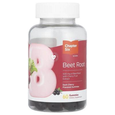 Chapter Six,Beet Root Gummies, Dark Cherry, 500 mg, 60 Gummi