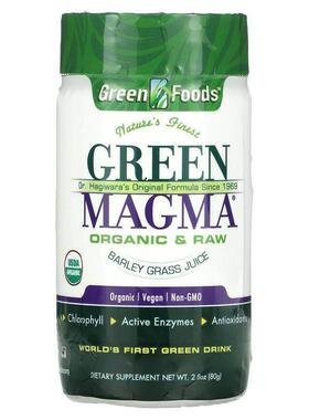 Green Foods Corporation,Green Magma，大麦草汁粉，10.6 盎司（