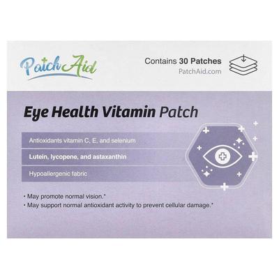 PatchAid,Eye Health Vitamin Patch, 30 Patches
