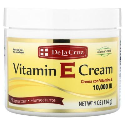De La Cruz,Vitamin E Cream, Moisturizer, 2.6 oz (74 g)