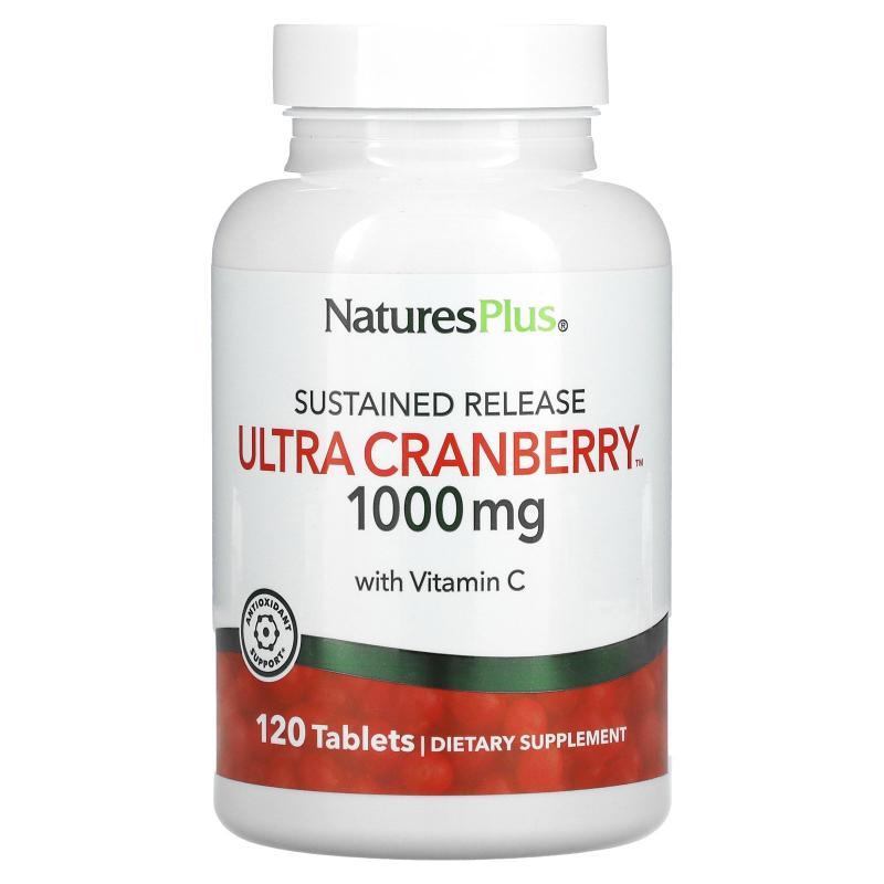 Nature's Plus富含维生素C酸果蔓片有助尿道健康