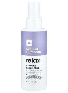 Natural Outcome,放松，舒缓面部喷雾，4 盎司（120 毫升）