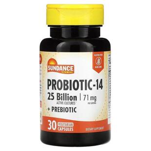 Sundance,Vitamins, Probiotic-14, 35.5 mg, 30 Vegetarian Caps