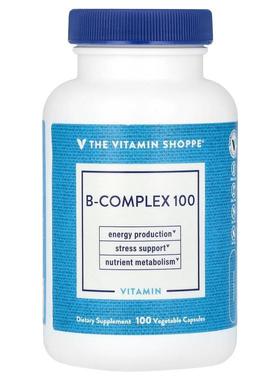 The Vitamin Shoppe,B-Complex 100, 100 Vegetable Capsules