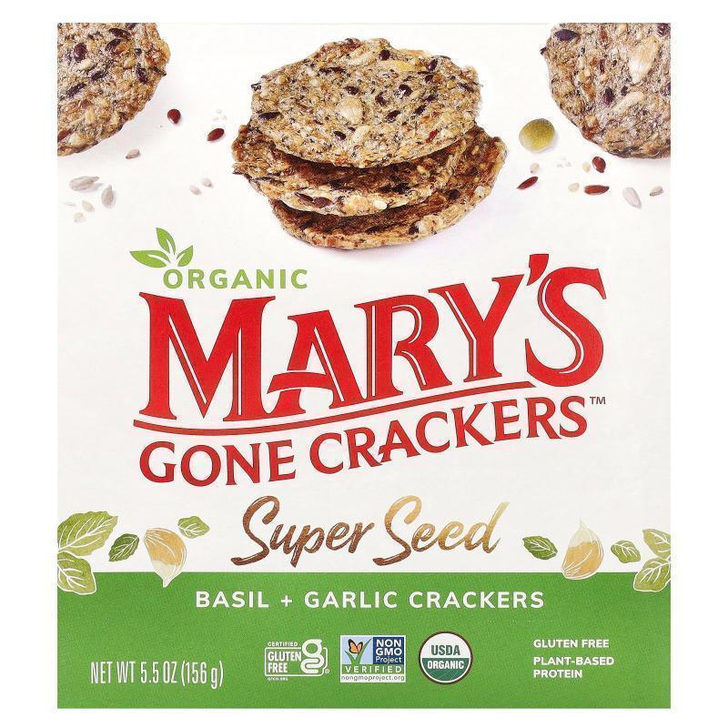 Mary's Gone Crackers,Organic Super Seed, Jalapeno Crackers,