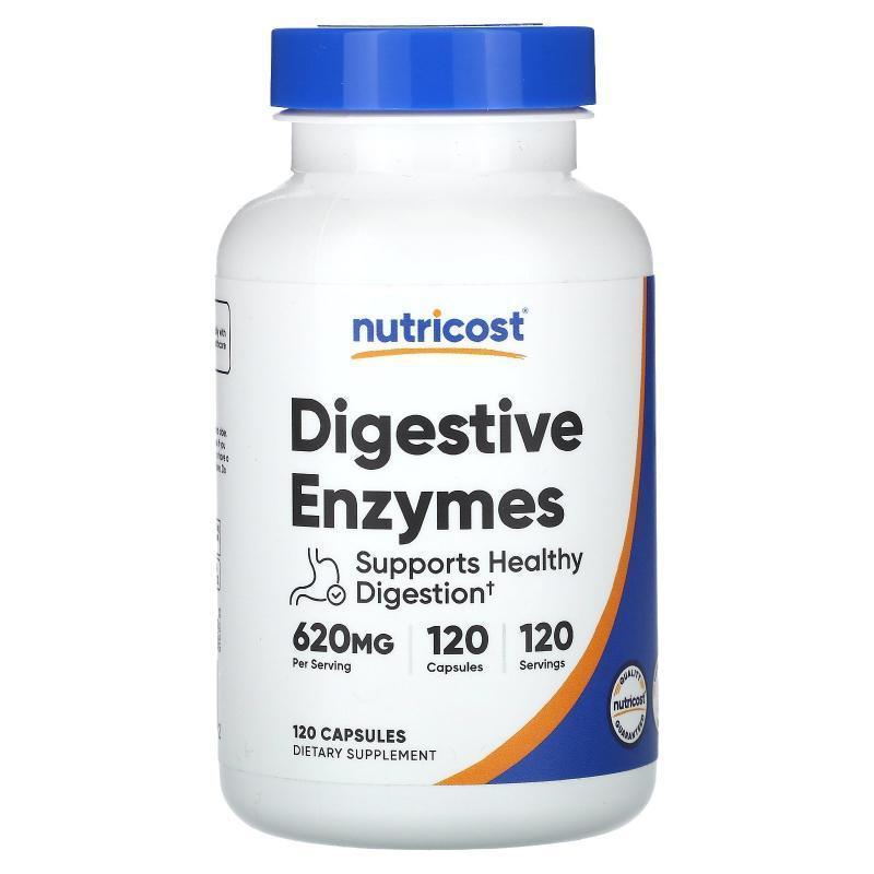 Nutricost,Digestive Enzymes, 620 mg, 120 Capsules
