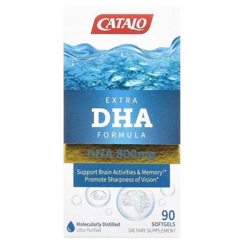 Catalo Naturals倍力DHA配方大脑神经系统健康呵护视力心血管骨骼