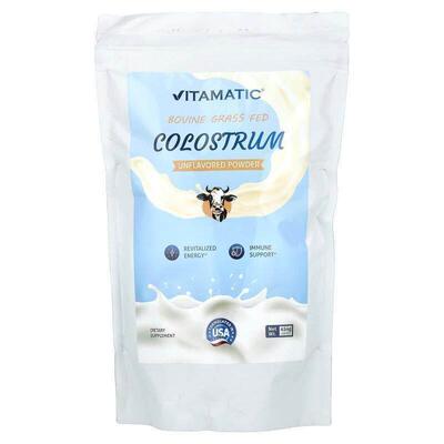 Vitamatic,Colostrum Powder, Unflavored, 4.23 oz (120 g)