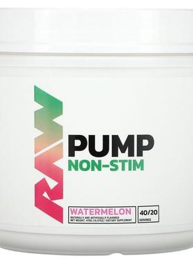 Raw Sport Supplement Company LLC,Pump, Non-Stim, Watermelon,