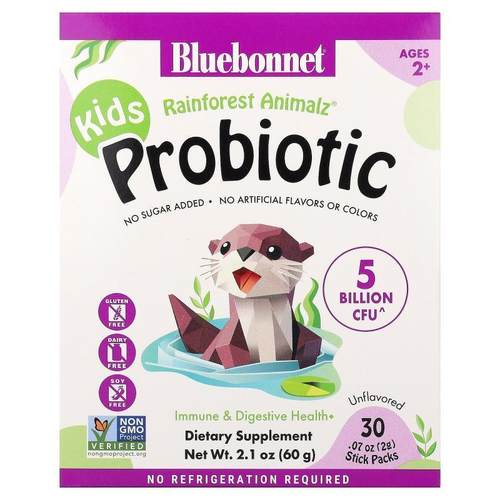 Bluebonnet Nutrition,Kids, Probiotic, Ages 2+, Unflavored
