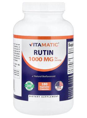 Vitamatic,Rutin, 1,000 mg, 180 Vegetable Capsules