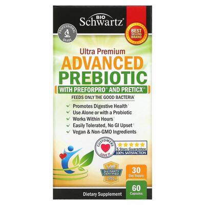 BioSchwartz,益生元，60 粒素食胶囊