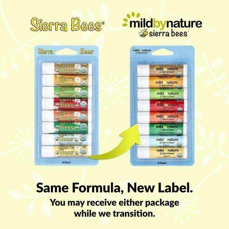Mild By Nature Sierra Bees™有机润唇膏滋润保湿双唇呵护饱满丰