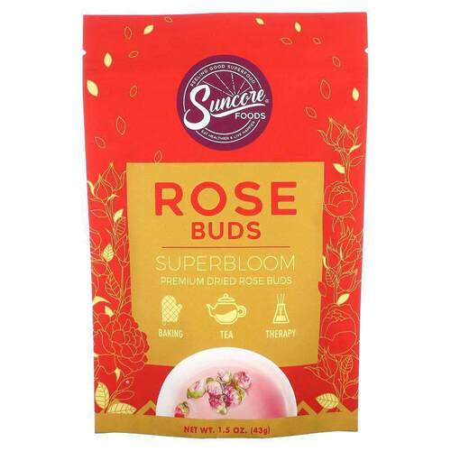 Suncore Foods,玫瑰花瓣，0.3 盎司（9 克）