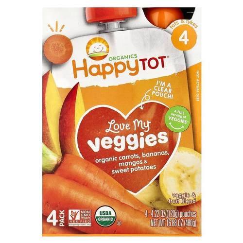 禧贝,Happy Tot，第 4 阶段，Love My Veggies