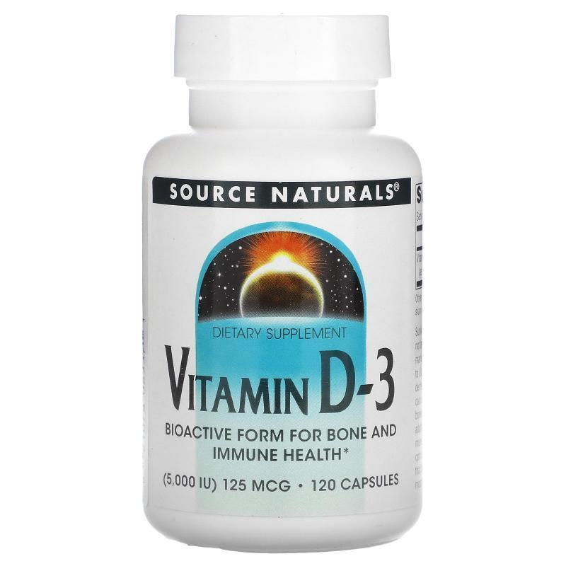 Source Naturals 维生素D3胶囊