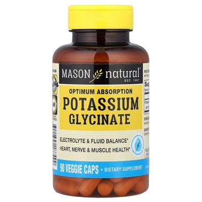Mason Natural,Optimum Absorption Potassium Glycinate, 90 Veg