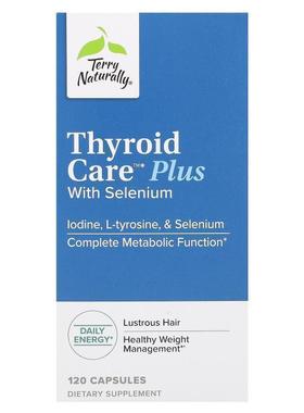 Terry Naturally,Thyroid Care Plus with Selenium, 120 Capsule