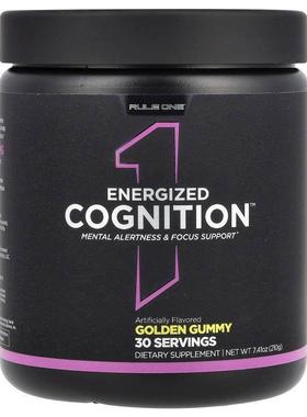 Rule One Proteins,Energized Cognition, Golden Gummy, 7.41 oz