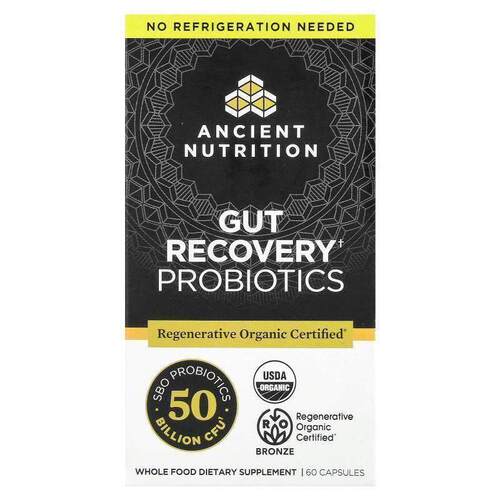 Dr. Axe / Ancient Nutrition,肠道修护益生菌，500 亿 CFU，60