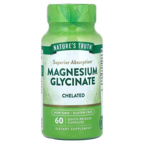 【镁梦片】Nature'sTruth缓冲甘氨酸镁高吸收镁梦片矿物质多维补