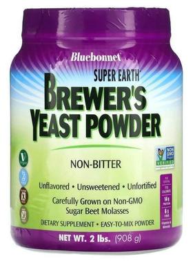 Bluebonnet Nutrition,超级地球啤酒酵母粉，原味，2 磅（908 克