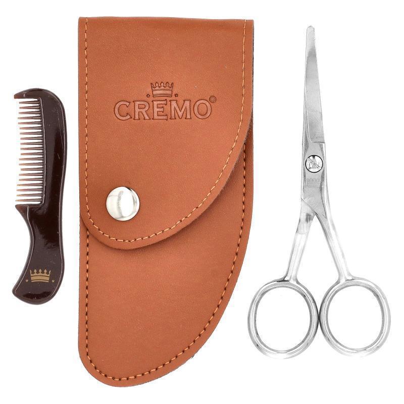 Cremo,Premium Quality Beard Shears with Mini Comb &amp;a