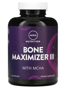 MRM Nutrition,营养，Bone Maximizer III with MCHA，150 粒胶囊