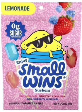 Enjoy Small Wins,Suckers, Lemonade , 12 Count