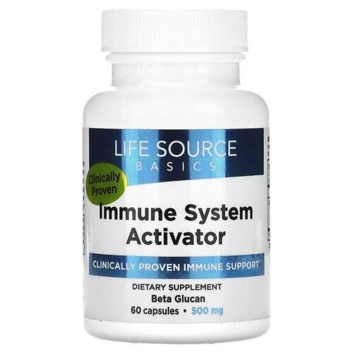 Life Source Basics (WGP Beta Glucan),免疫系统帮助胶囊，500 6