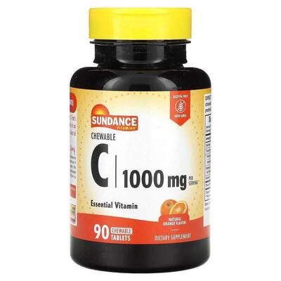 Sundance,Chewable C, Natural Orange, 500 mg, 90 Chewable Tab