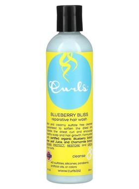 Curls,喜悦蓝莓，修护洗发水，8 液量盎司（236 毫升）
