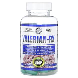 Hi Tech Pharmaceuticals,Valerian-RX, 400 mg, 90 Tablets