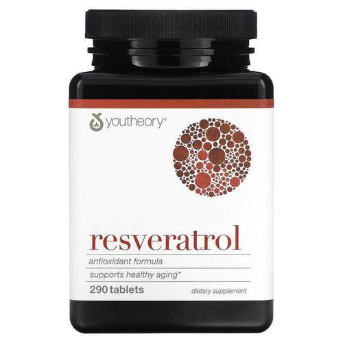 Youtheory 白藜芦醇片酰胺片玫瑰果美白胶囊