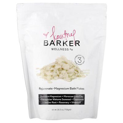 Barker Wellness Co,Rejuvenate, Magnesium Bath Flakes, 26.5 o
