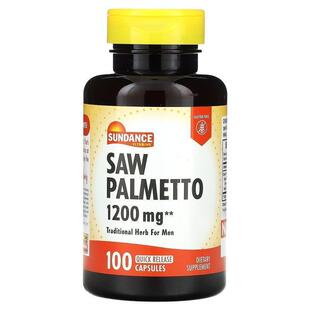 Sundance,Saw Palmetto, 1,200 mg, 100 Quick Release Capsules