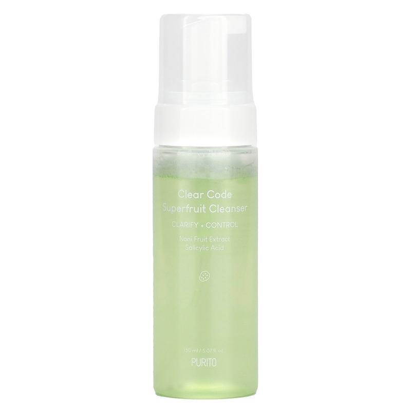 Purito,Clear Code, Superfruit Cleanser, 5.07 fl oz(150 ml)