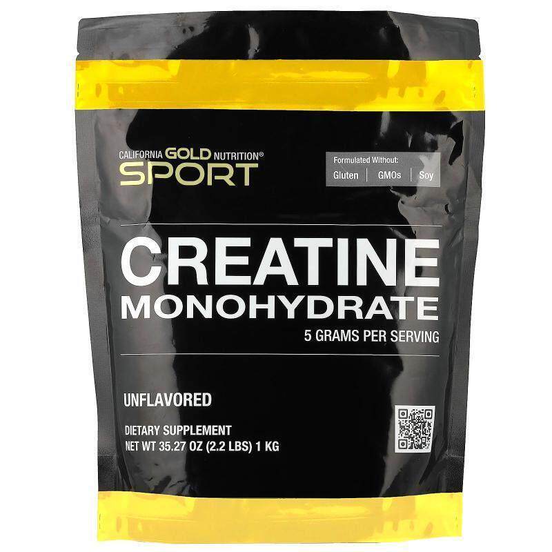 California Gold Nutrition,Sport, Creatine Monohydrate, Unfla - 实物图