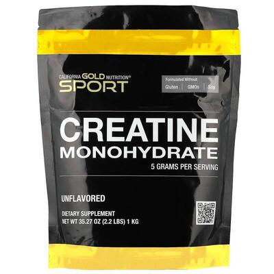 California Gold Nutrition,Sport, Creatine Monohydrate, Unfla